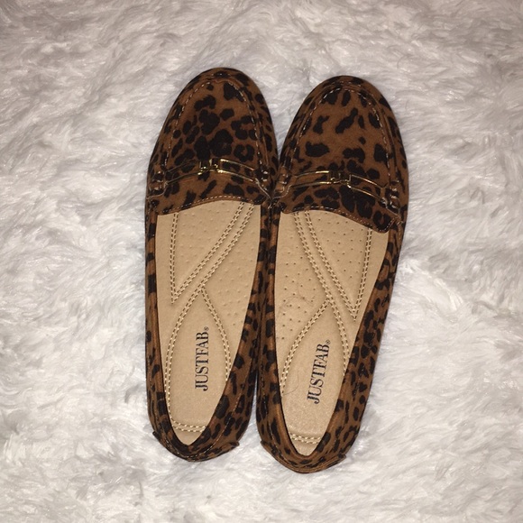 Leopard print faux suede loafers - Picture 3 of 5